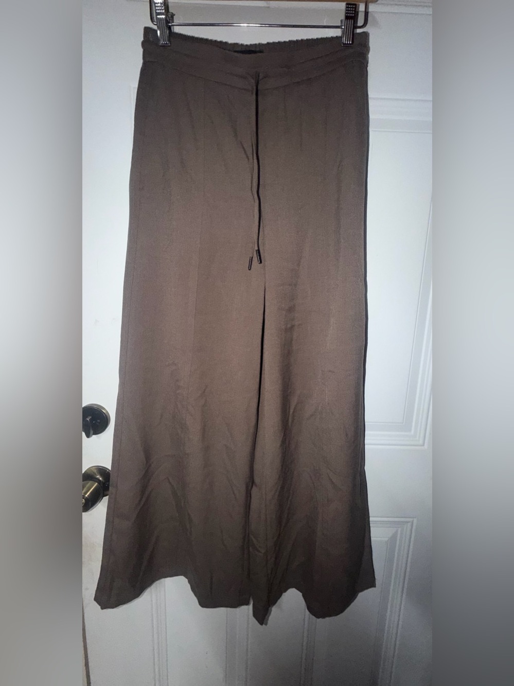 Simply Vera Vera Wang Brown Wide-Leg Skirt